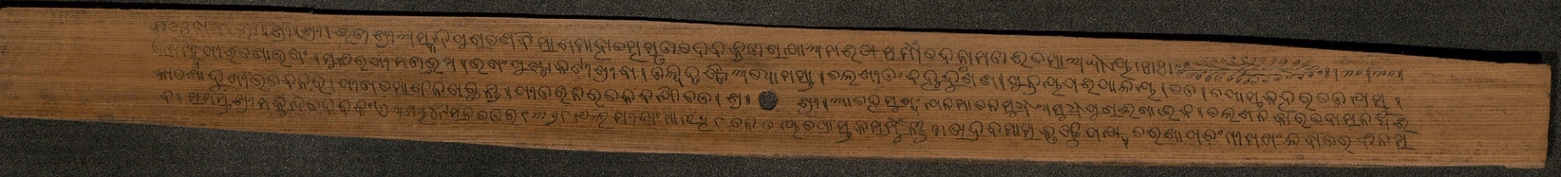 Page of the Vaiśākhapurāṇamāhātmya praising the Gajapati king
