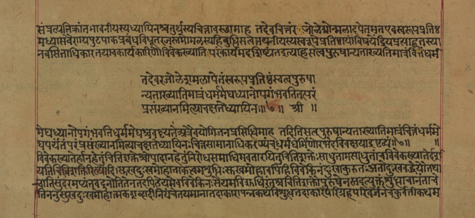 Yogasūtrabhāṣya, page 8