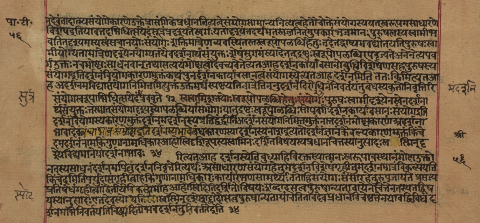 Yogasūtrabhāṣya, page 114