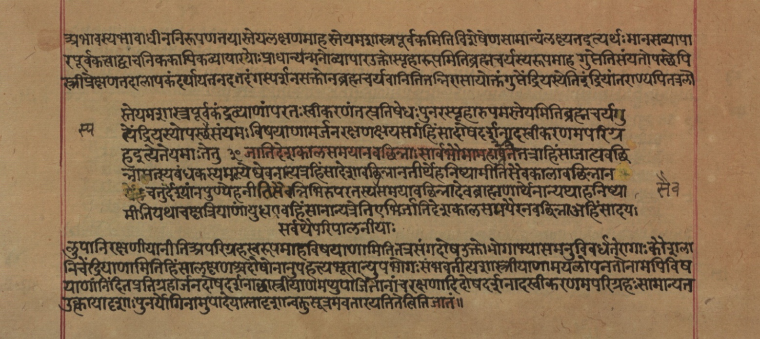 Yogasūtrabhāṣya, page 125