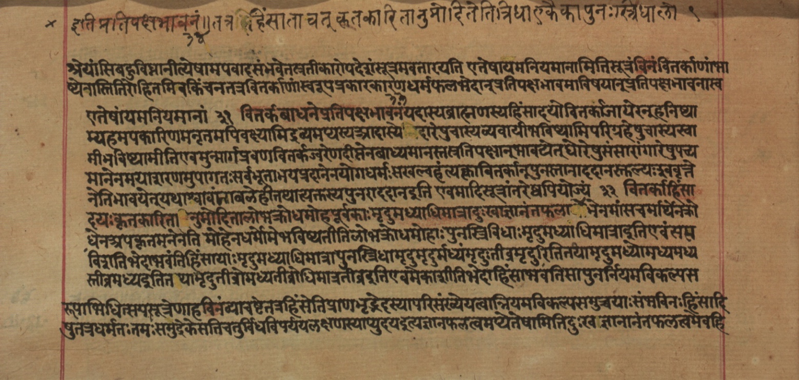 Yogasūtrabhāṣya, page 127