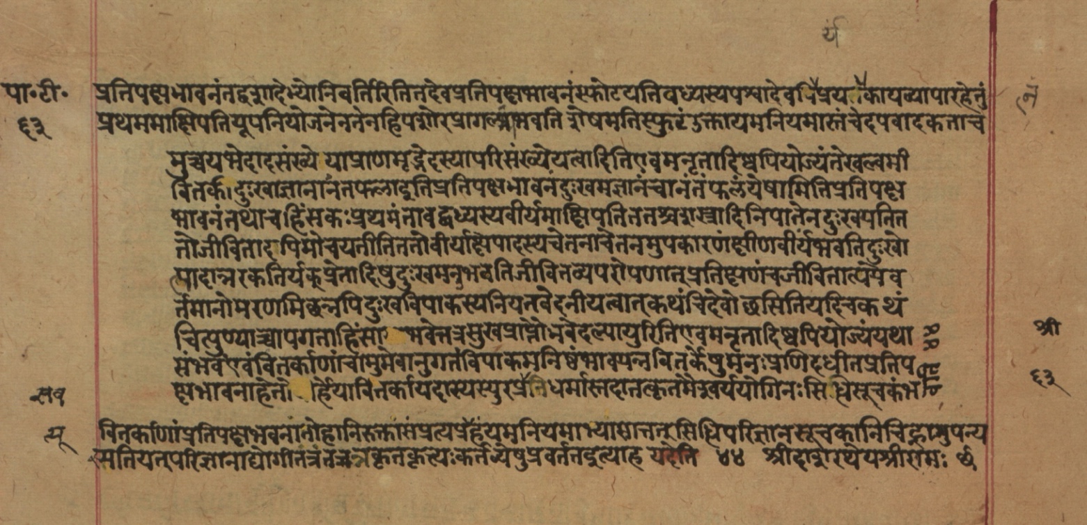Yogasūtrabhāṣya, page 128