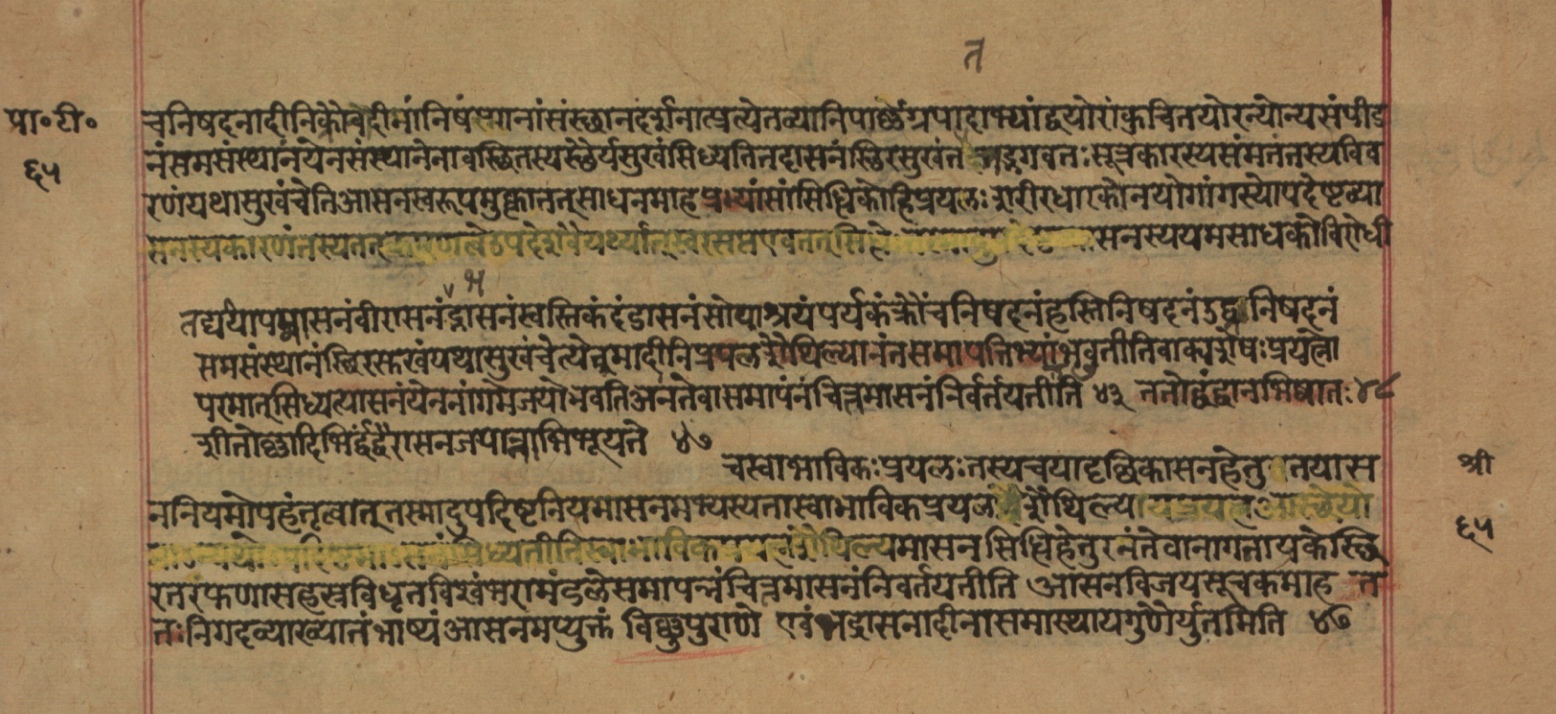 Yogasūtrabhāṣya, page 131