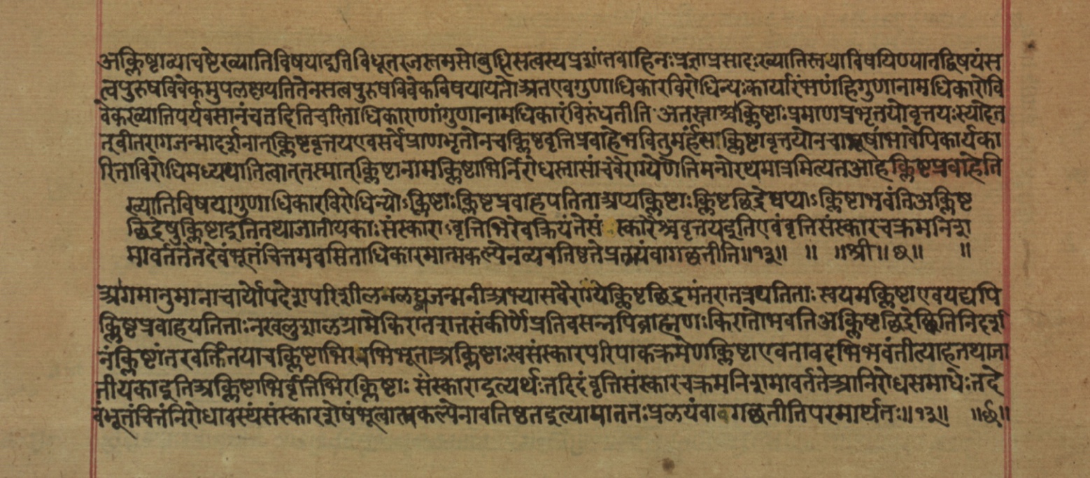 Yogasūtrabhāṣya, page 14