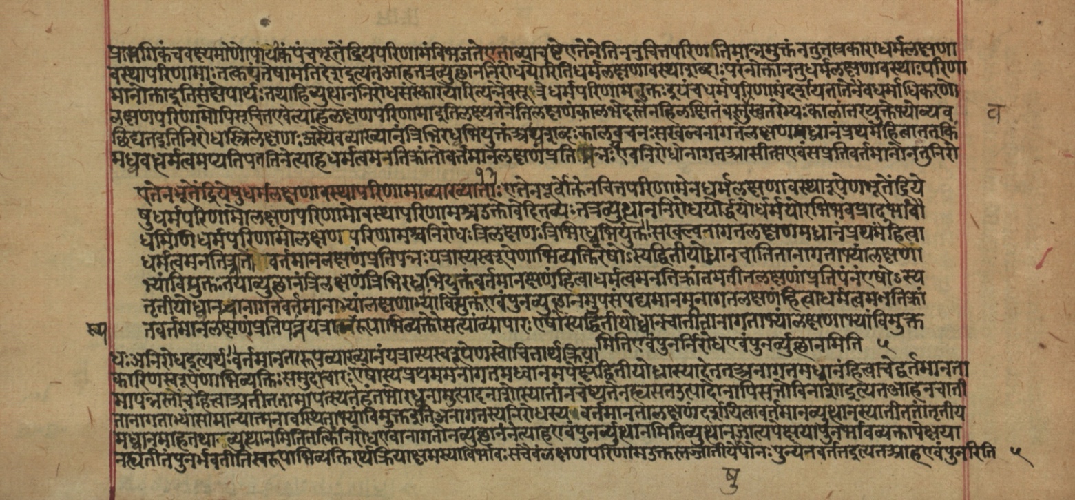Yogasūtrabhāṣya, page 142