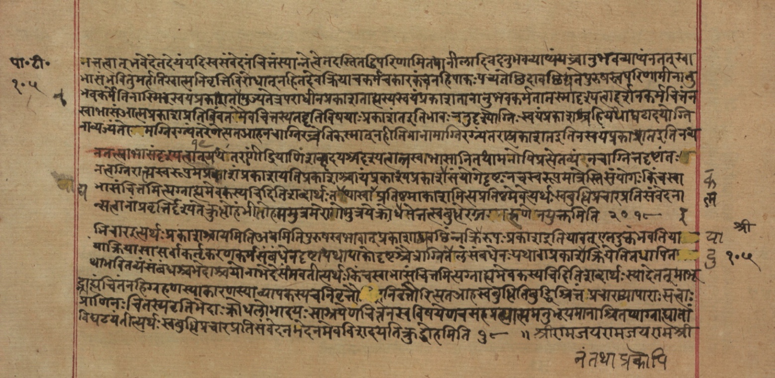 Yogasūtrabhāṣya, page 211