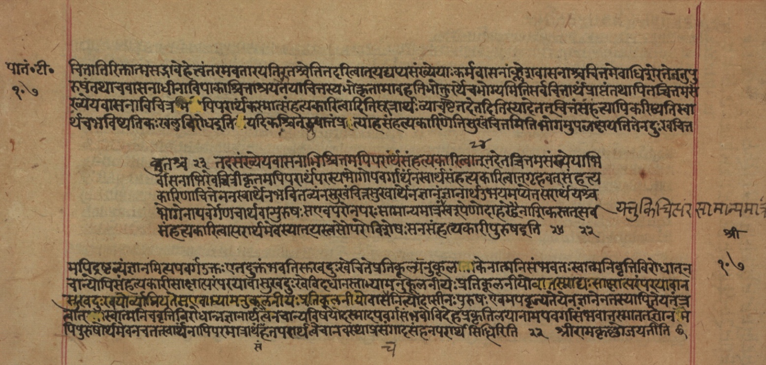 Yogasūtrabhāṣya, page 215