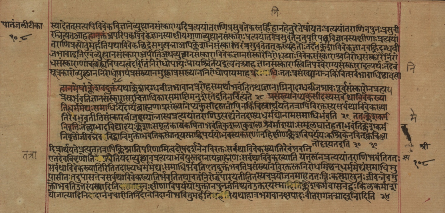 Yogasūtrabhāṣya, page 217