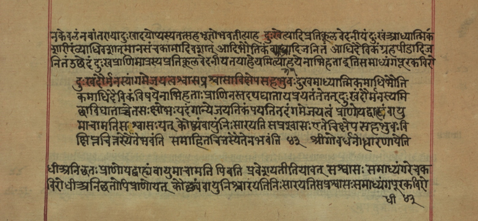 Yogasūtrabhāṣya, page 45
