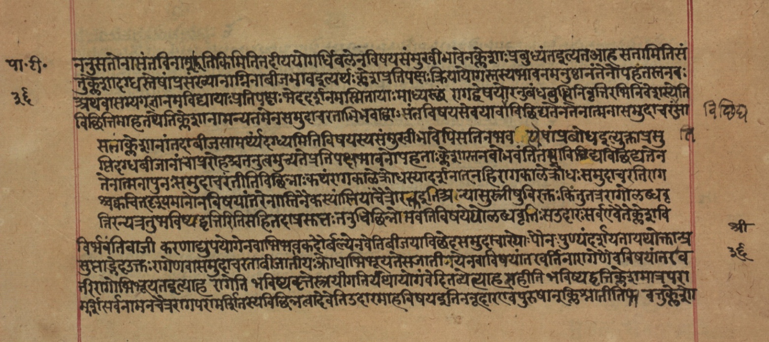 Yogasūtrabhāṣya, page 74