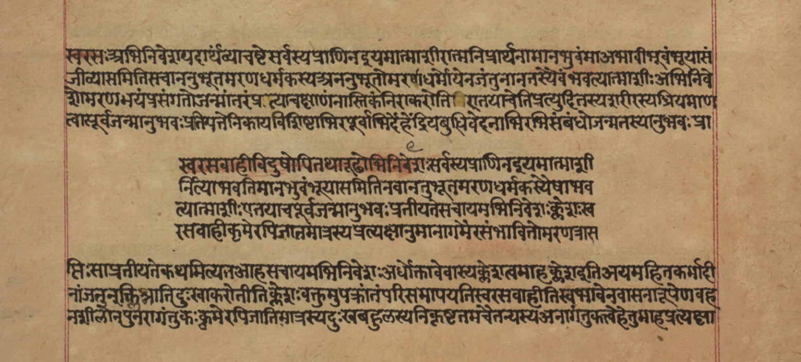 Yogasūtrabhāṣya, page 82