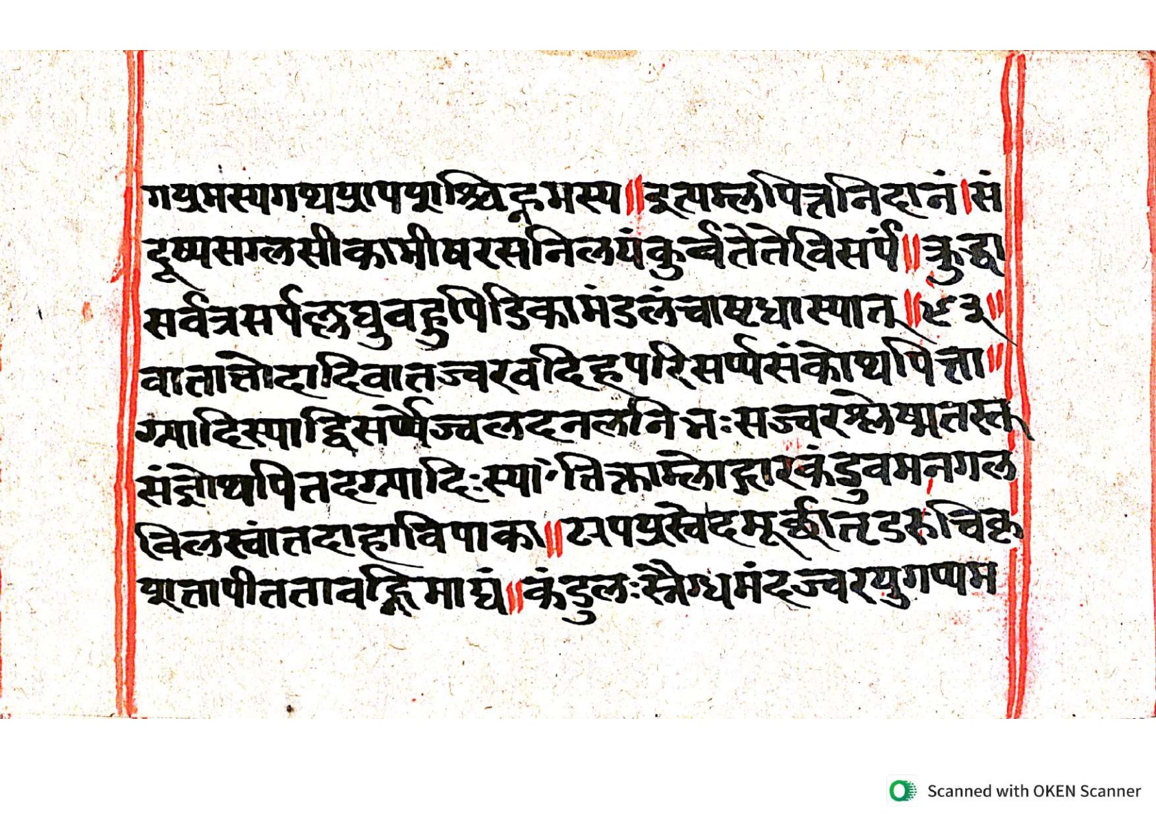 Vṛttamāṇikyamālā, page 100