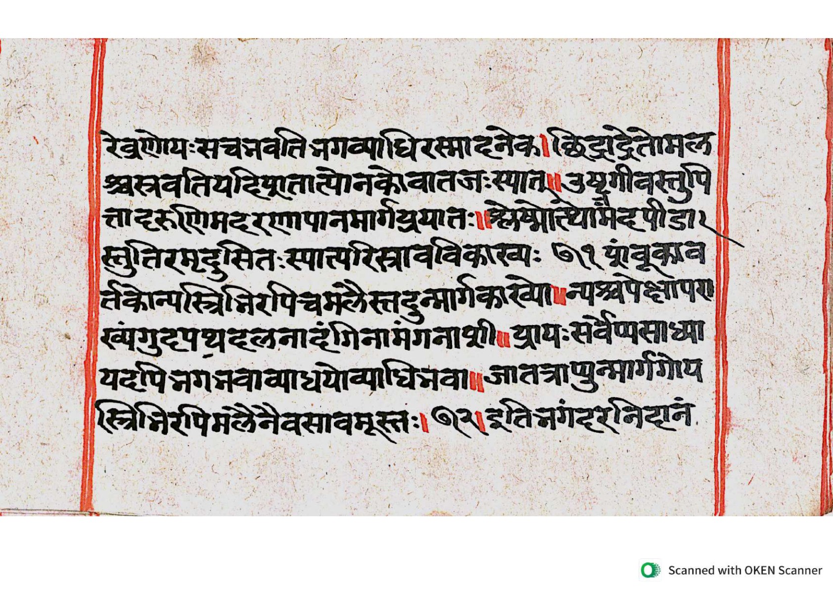 Vṛttamāṇikyamālā, page 87